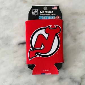 NHL New Jersey Devils Red and White Can Cooler